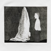 Hockney - The Sexton Disguised as a Ghost, Etching with aquatint, 23 x 26.8cm